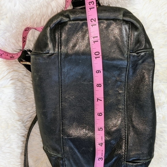 Michael Kors Black Soft Leather Satchel Shoulder Bag - Picture 15 of 16